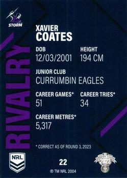 2023 NRL Traders Rivalry #22 Xavier Coates Back